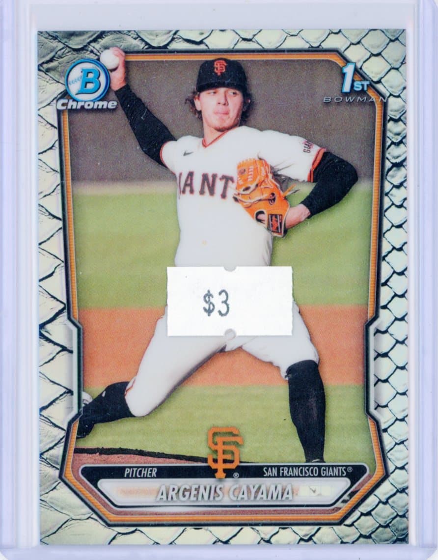 Argenis Cayama - San Francisco Giants - Parallel — front