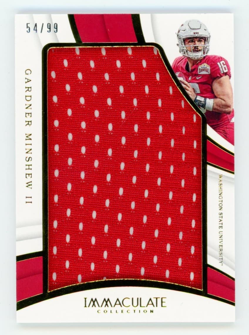 2019 Panini Immaculate Collection Collegiate Gardner Minshew II Patch #/99