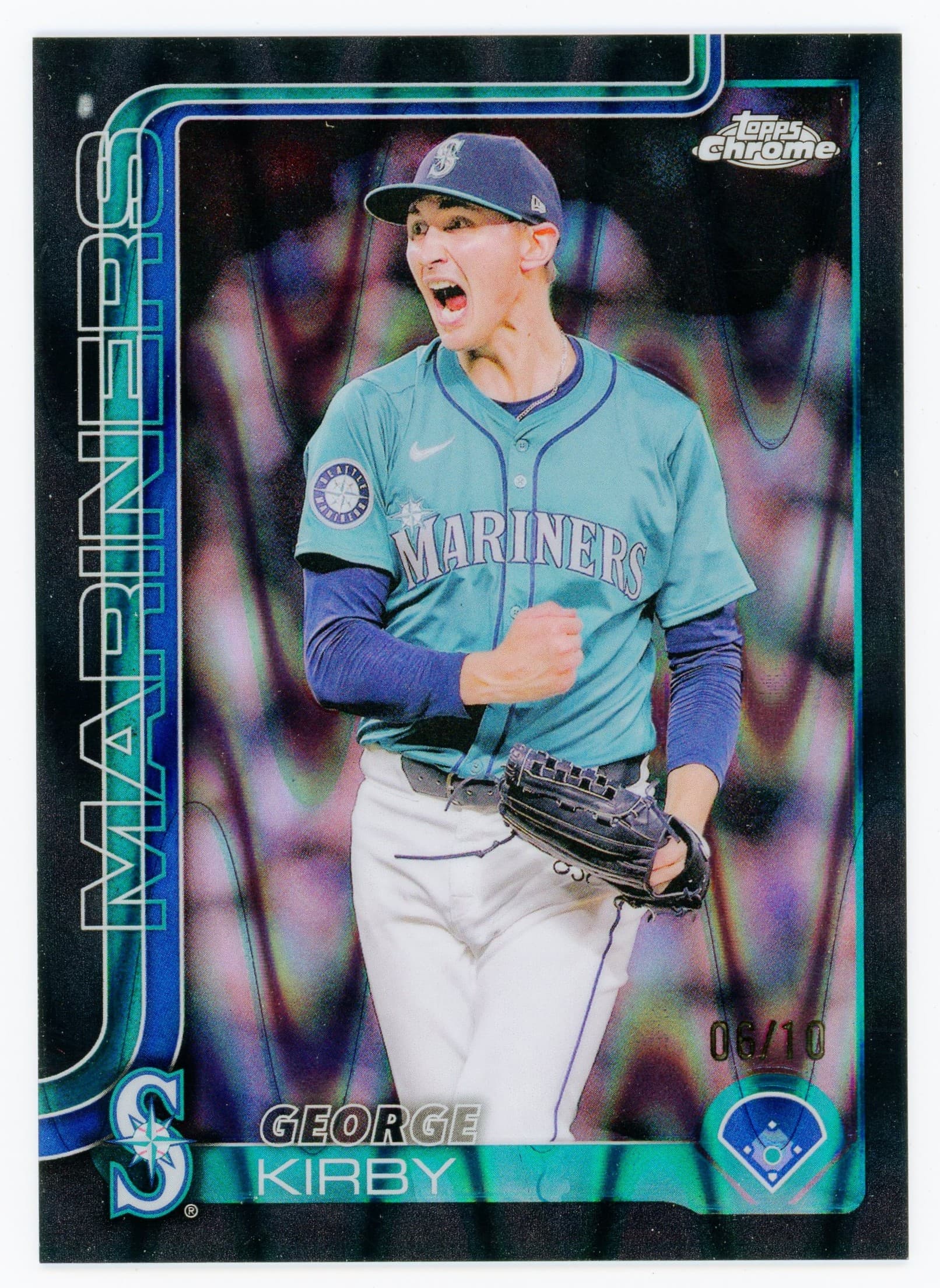 2025 Topps Chrome George Kirby Black Raywave #/10