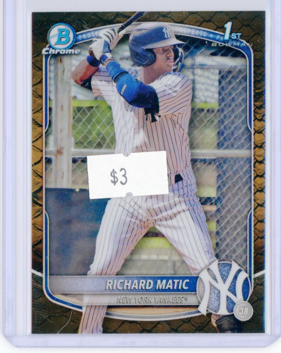 Richard Matic - New York Yankees - Parallel — front