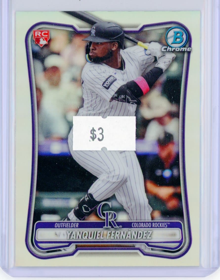 Yanquiel Fernández - Colorado Rockies - RC — front