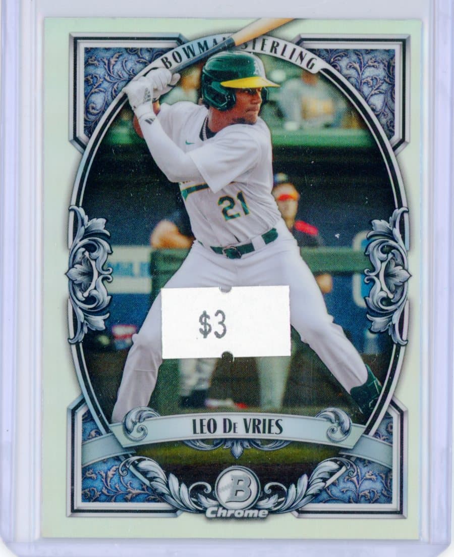 Leo De Vries - Oakland Athletics — front