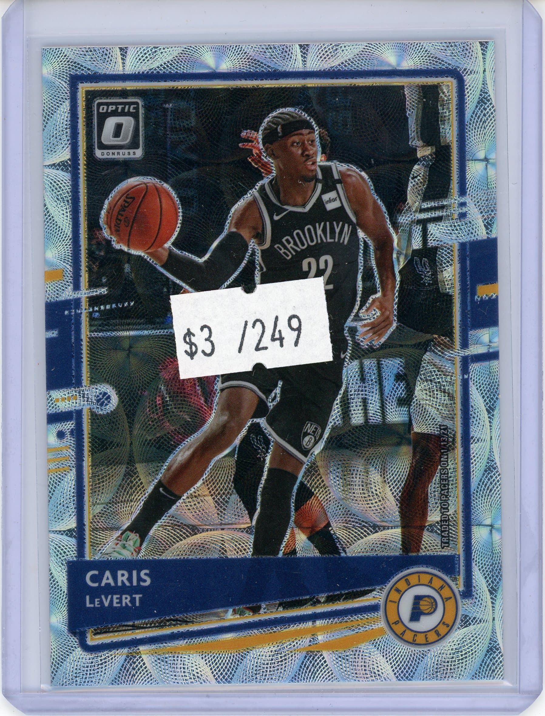 Caris LeVert - Brooklyn Nets #/249 — front