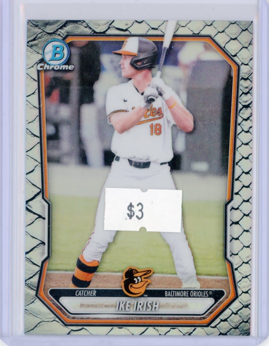 Ike Irish - Baltimore Orioles - Parallel — front