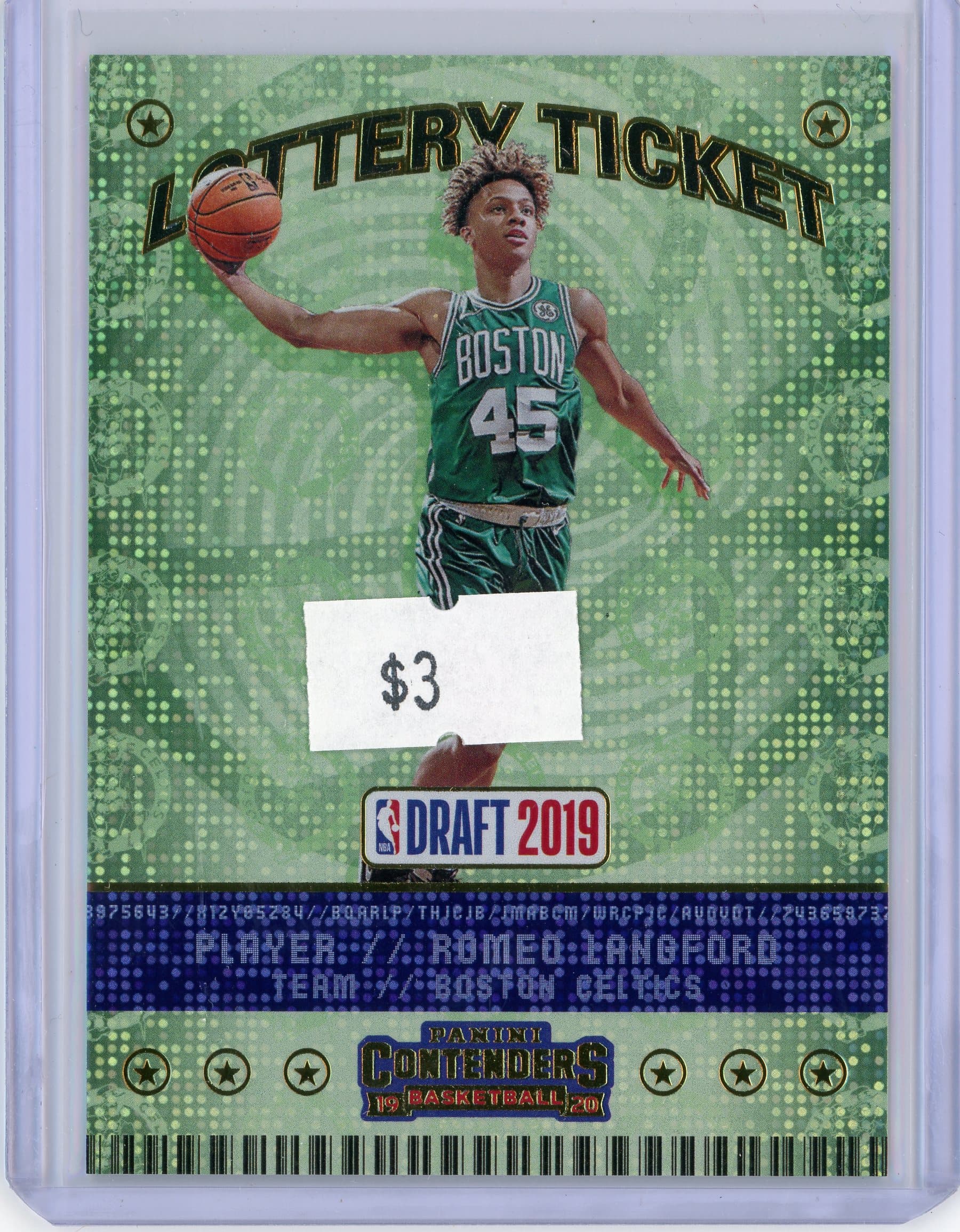 Romeo Langford - Boston Celtics — front