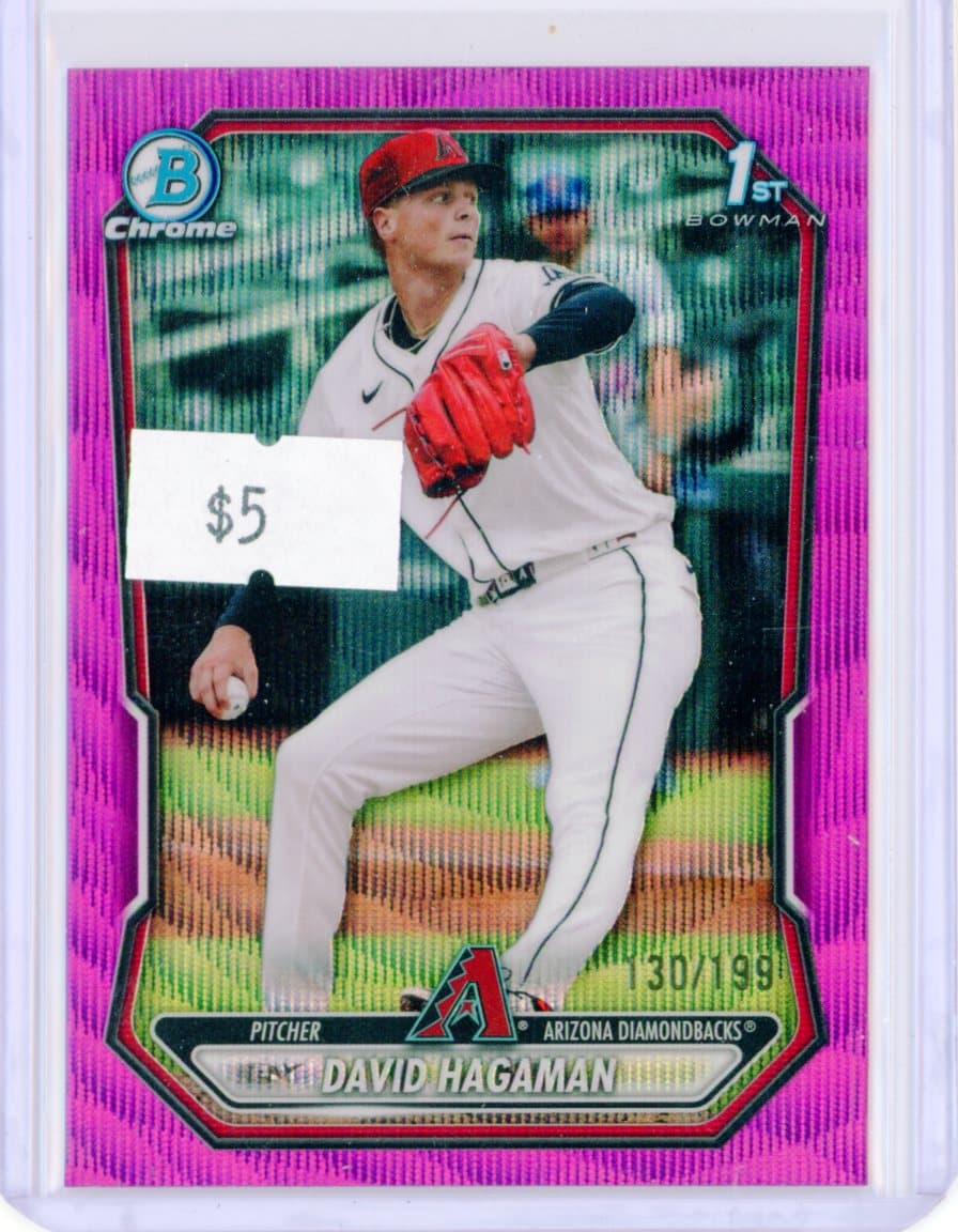 David Hagaman - Arizona Diamondbacks - Parallel #/199 — front
