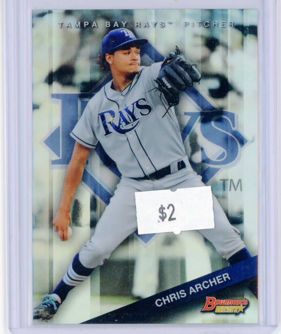 Chris Archer - Tampa Bay Rays — front