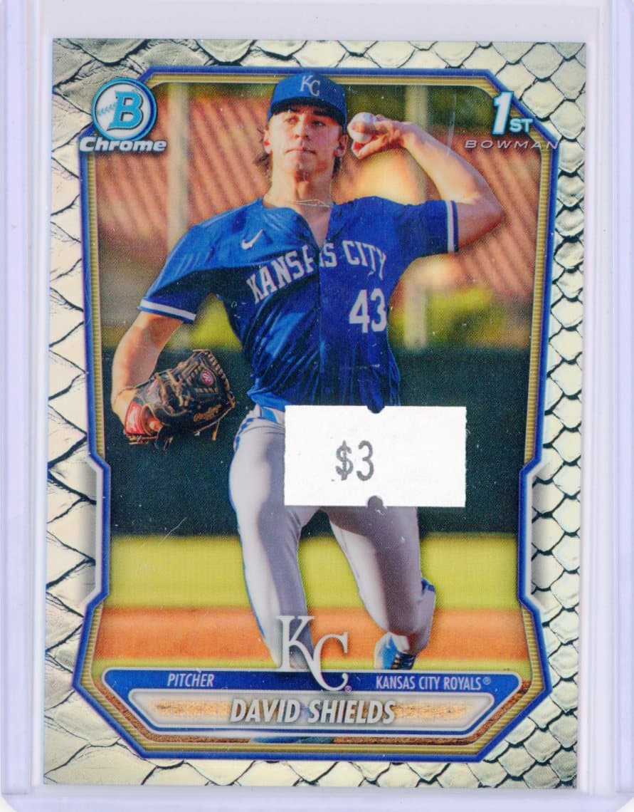 David Shields - Kansas City Royals - Parallel — front