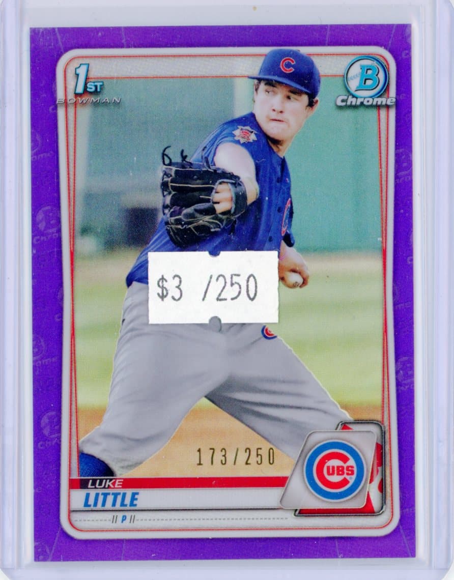 Luke Little - Chicago Cubs - Parallel #/250 — front