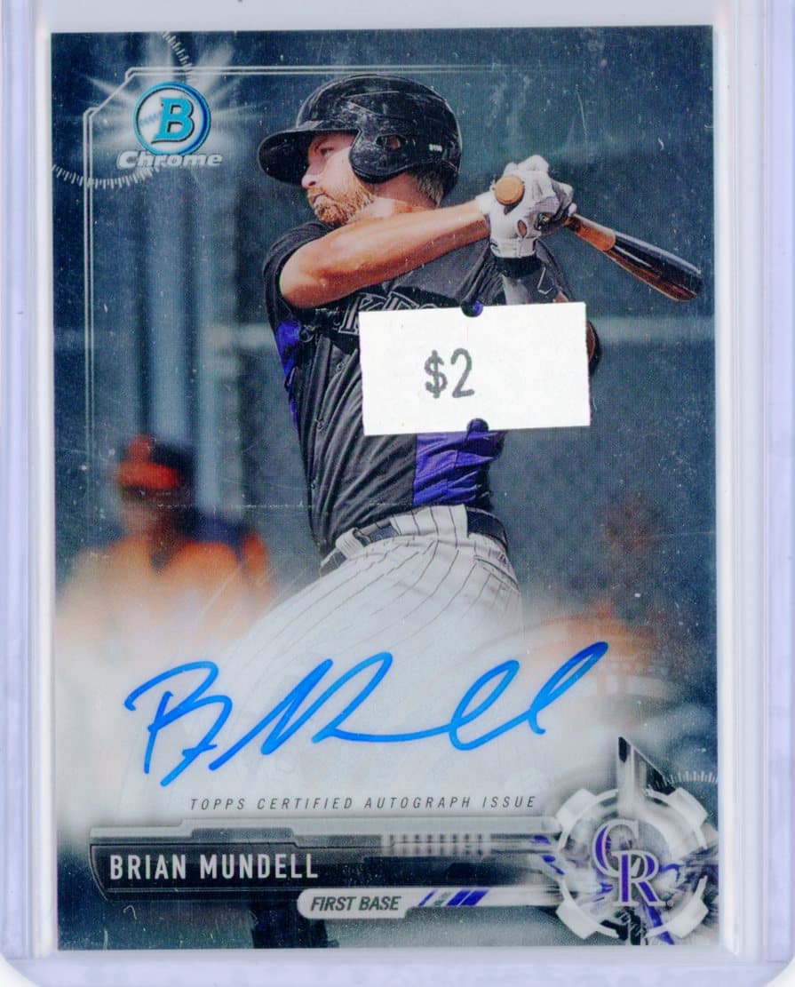 Brian Mundell - Colorado Rockies - Autograph — front