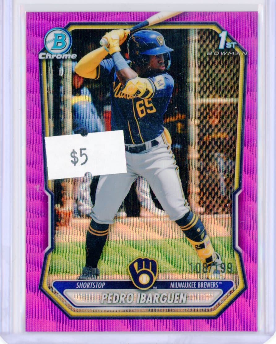 Pedro Ibarguen - Milwaukee Brewers - Parallel #/99