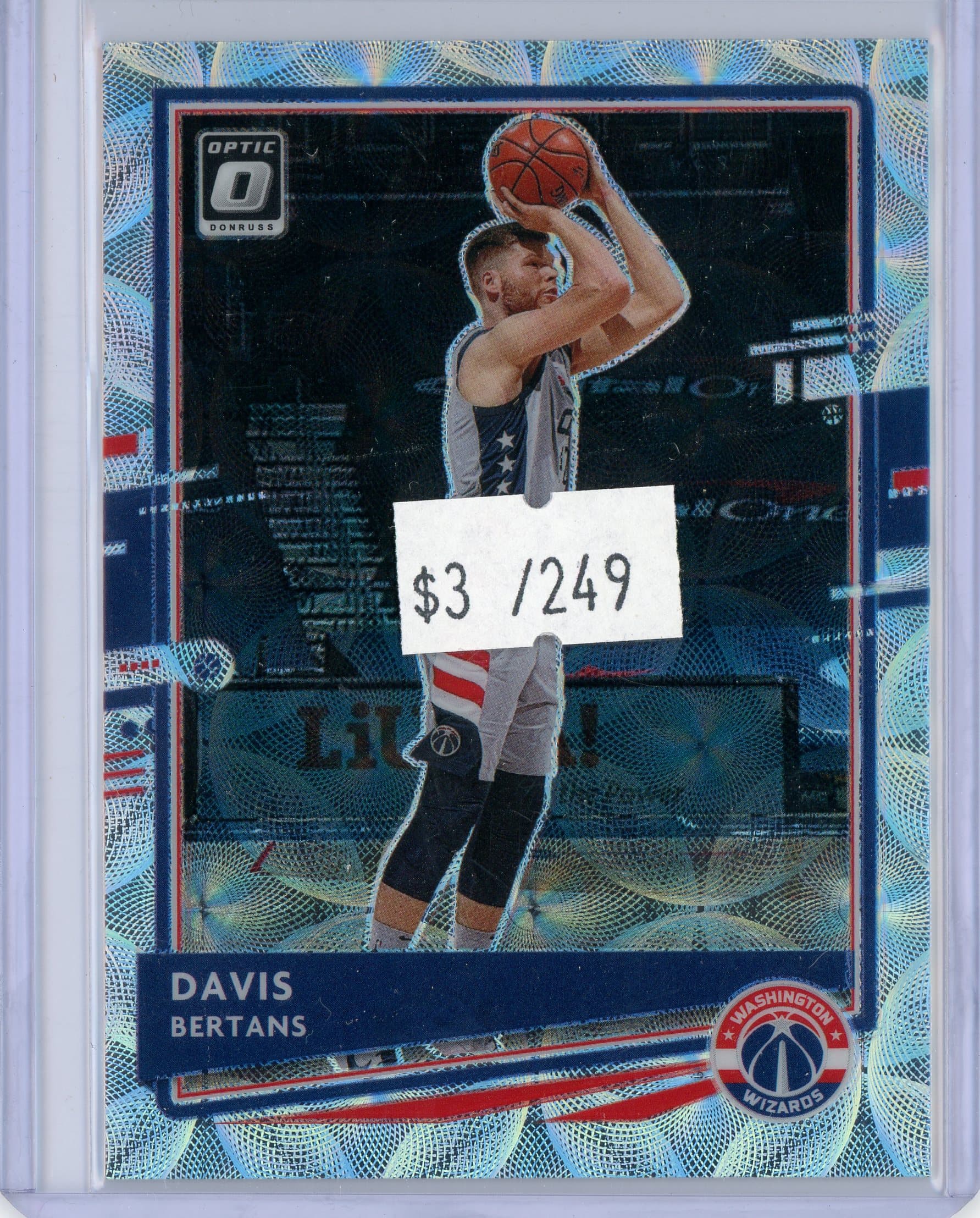 Davis Bertans - Washington Wizards #/249 — front