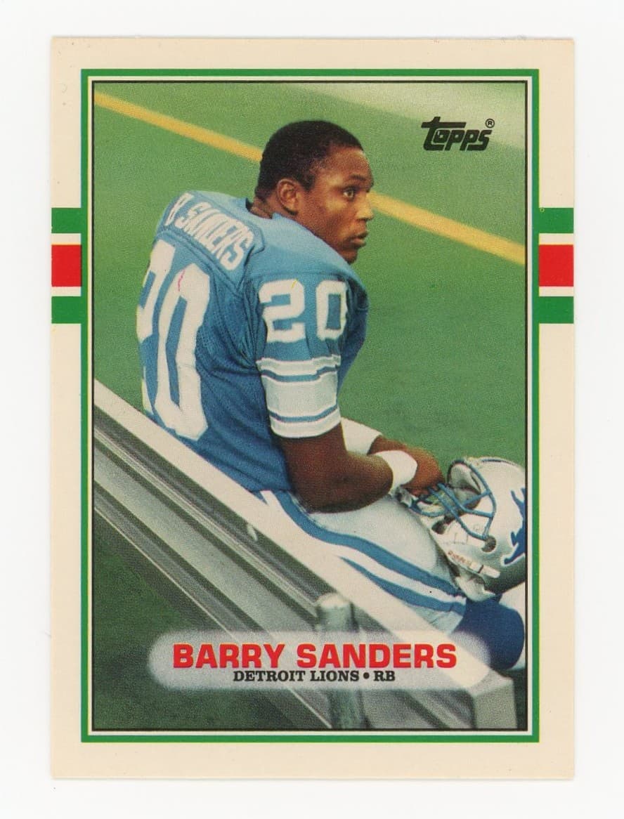 1989 Topps NFL Barry Sanders RC