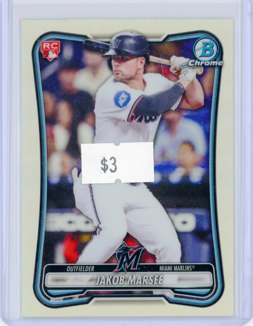 Jakob Marsee - Miami Marlins - RC — front