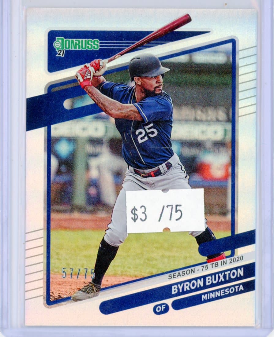 Byron Buxton - Minnesota Twins - Parallel #/75 — front