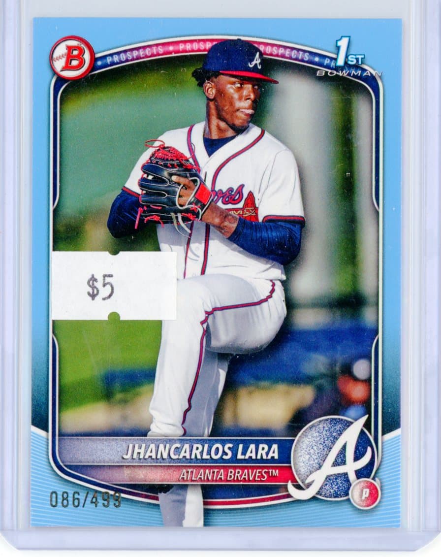 Jhancarlos Lara - Atlanta Braves - Parallel #/499 — front