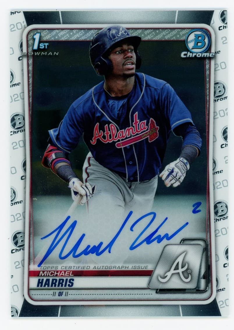 2020 Bowman Chrome Michael Harris II 1st Prospect Auto #CPA-MH